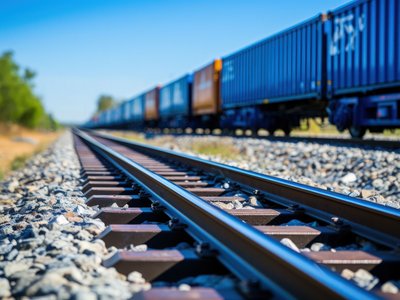 Bahn, Logistik, Transport, Container